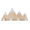 relaxdays Kindergarderobe x , Weiss/Braun
