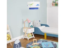 relaxdays Nachttisch für Kinder mit Schublade 34 x 42 cm