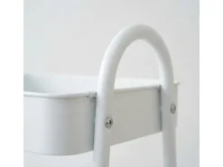 relaxdays Rollregal 44 x 80 x 32 cm, Weiss