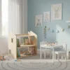relaxdays Spielregal Holz Hellbraun 59 x 61 x 39 cm