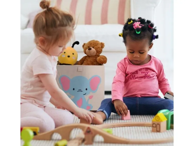 relaxdays Spielzeugbox Elefant