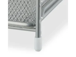 relaxdays Unterschrank-Organizer Weiss/Silber