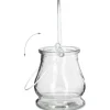 relaxdays Windlicht 10 cm, Glas, 12 Stück