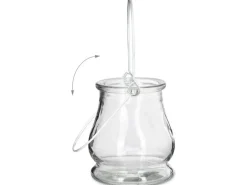 relaxdays Windlicht 10 cm, Glas, 12 Stück