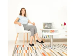 relaxdays Zeitungsständer Schwarz