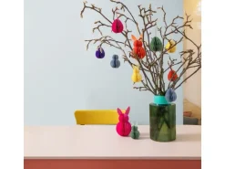 Remember Aufhänger Baumschmuck 6 Stück, Mehrfarbig