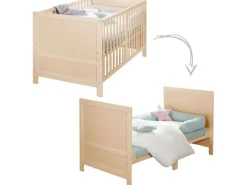 roba Babybett Kombi Easy Sleep Natur, 70 x 140 cm