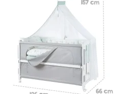 roba Beistellbett Room Bed, Woodland Buddies 60 x 120 cm