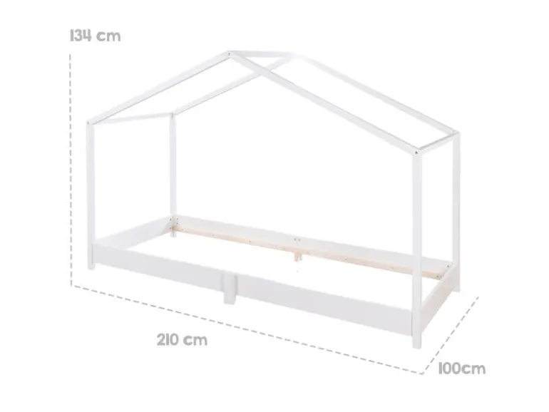 roba Hausbett 90 x 200 cm, Weiss