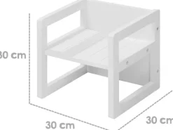 roba Kinderhocker Weiss