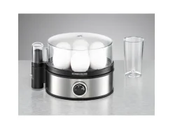 Rommelsbacher Eierkocher 20.ER 400 7, Schwarz/Silber