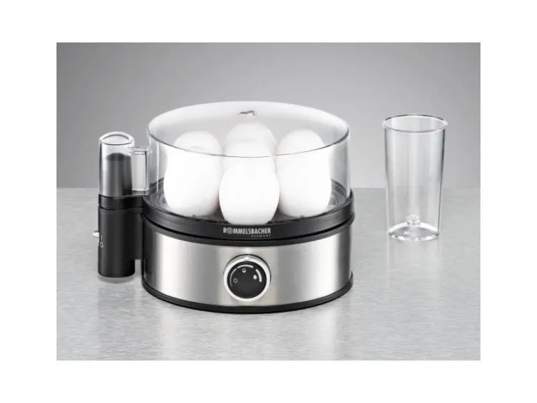 Rommelsbacher Eierkocher 20.ER 400 7, Schwarz/Silber