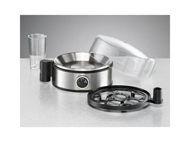 Rommelsbacher Eierkocher 20.ER 400 7, Schwarz/Silber