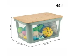 Rotho Babydesign Spielzeugbox PINA 45 l Sage Green