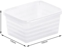 Rotho Formatkörbchen Linus A7 Transparent