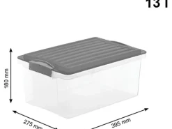 Rotho Kopfhörer & Headset-Halter Compact A4 / 13 Liter Anthrazit