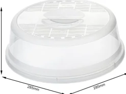 Rotho Mikrowellenhaube Basic 28.5 cm, Transparent
