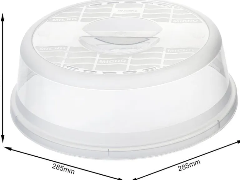 Rotho Mikrowellenhaube Basic 28.5 cm, Transparent