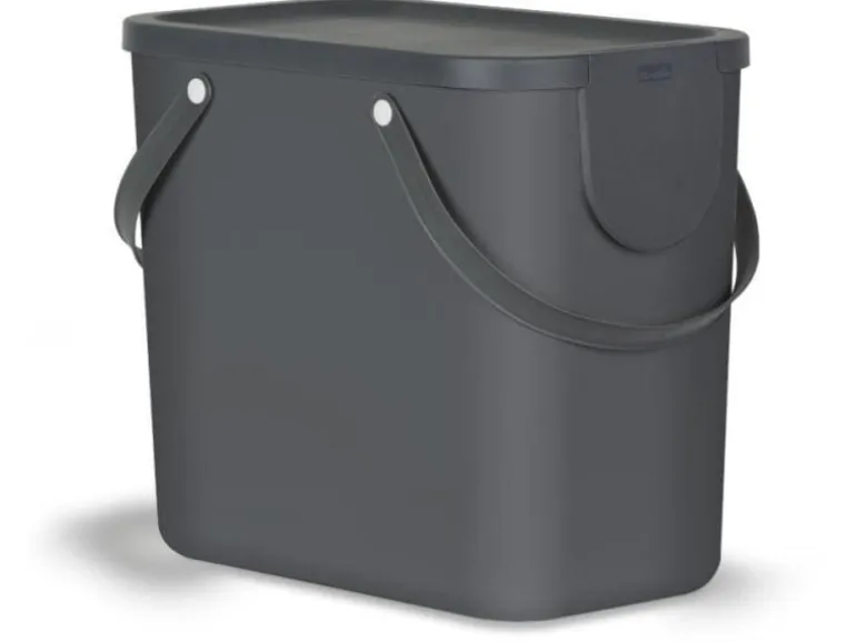 Rotho Recyclingbehälter Albula 25 l, Anthrazit