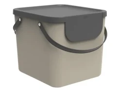 Rotho Recyclingbehälter Albula 40 l, Cappuccino