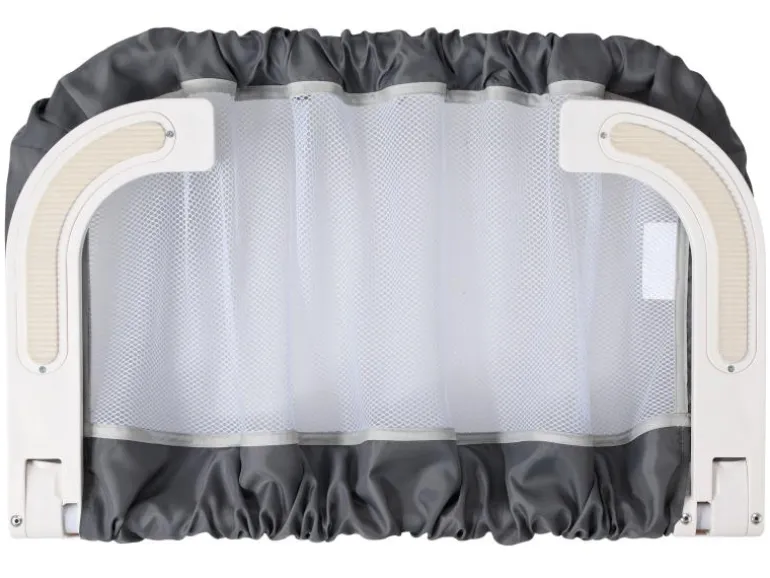 Safety 1st Bettgitter tragbar Transparent/Anthrazit 37 x 43 cm