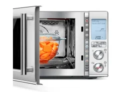 Sage Mikrowelle Combi Wave 3 in 1 Silber