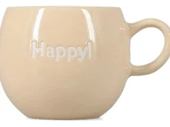 Salt & Pepper Tasse 420 ml, Beige, Happy
