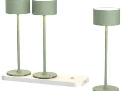 Schönenberger Akku-Tischleuchte Tavolo 3er Set, Grün