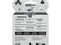 Scotch Doppelseitiges Klebeband Transparent 19 mm x 1.5 m