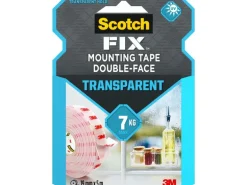 Scotch Doppelseitiges Klebeband Transparent 19 mm x 1.5 m