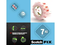 Scotch Doppelseitiges Klebeband Transparent 19 mm x 1.5 m