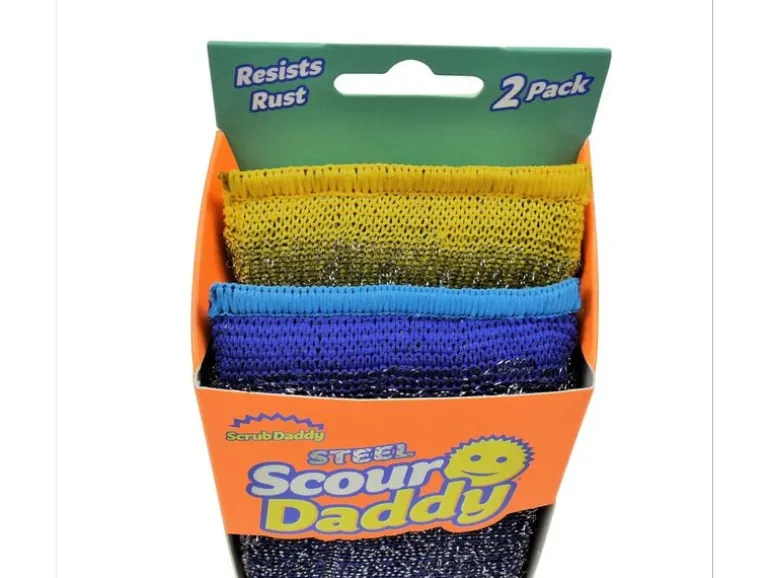 Scrub Daddy Schwamm Scour Daddy Steel 2 Stück