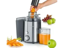 Severin Entsafter ES 3566 Schwarz/Silber