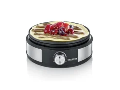 Severin Fondue-Set All-in-One 11 Teile, Schwarz/Silber