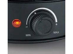 Severin Fondue-Set All-in-One 11 Teile, Schwarz/Silber
