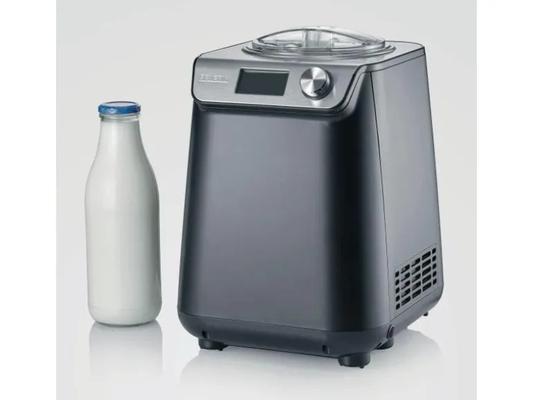 Severin Glacemaschine EZ 7407 1.2 l, Schwarz/Silber