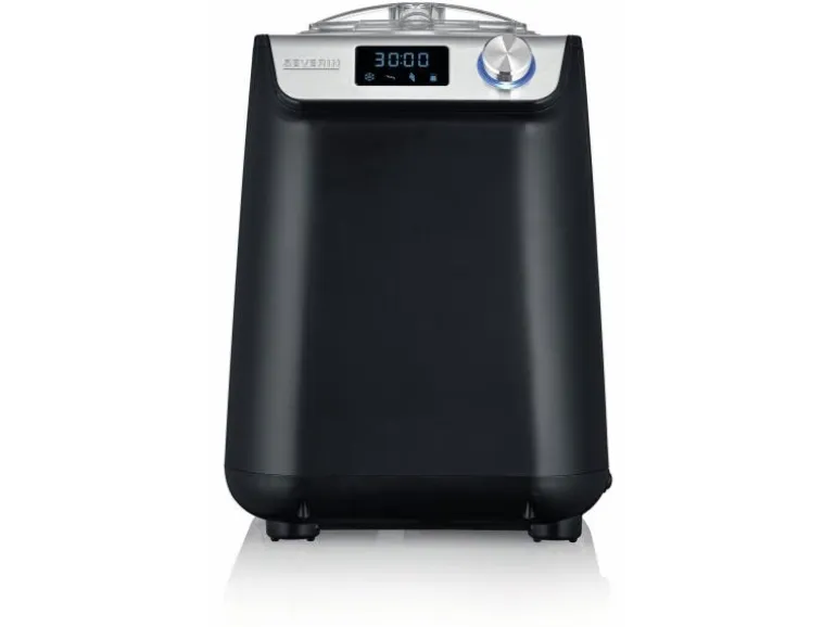 Severin Glacemaschine EZ 7407 1.2 l, Schwarz/Silber