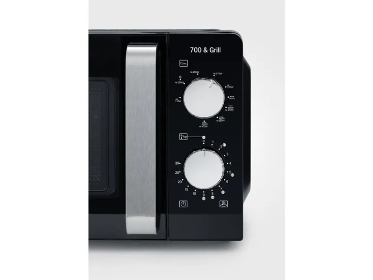 Severin Mikrowelle mit Grill MW 7781 Schwarz/Silber