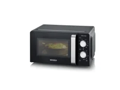 Severin Mikrowelle mit Grill MW 7781 Schwarz/Silber