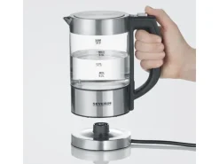 Severin Wasserkocher WK 3458 0.5 l, Schwarz/Silber