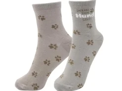 Sheepworld Socken Der mit dem Hund Grösse 41 - 46, waschbar (40 Grad)