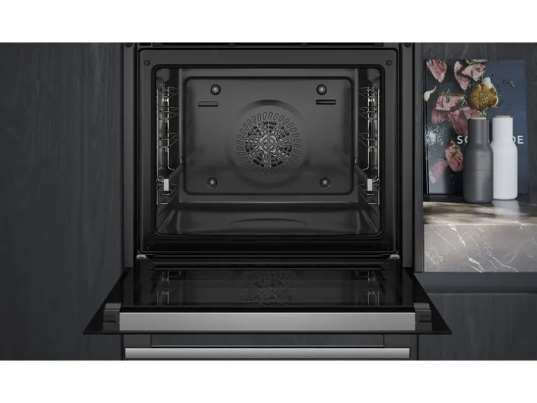 Siemens Einbaubackofen HB578GFS7 Schwarz A+
