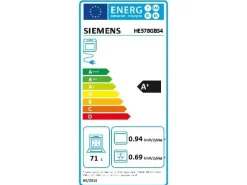 Siemens Einbaubackofen iQ500 HE578GBS4 Schwarz/Edelstahl A+