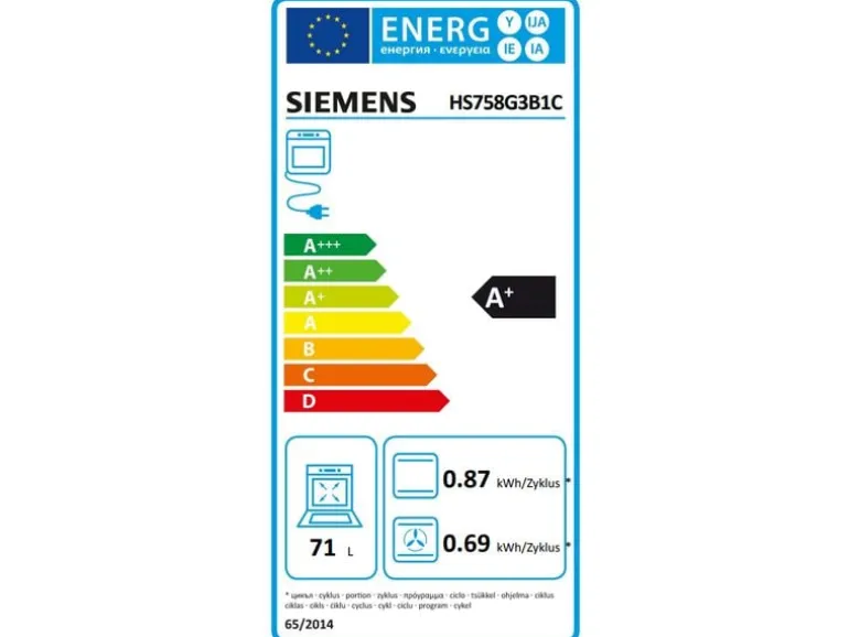 Siemens Einbaudampfbackofen iQ700 HS758G3B1C Schwarz A+