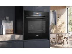 Siemens Einbaudampfbackofen iQ700 HS758G3B1C Schwarz A+