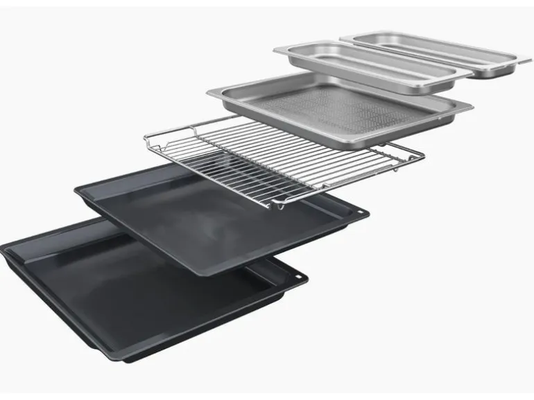 Siemens Einbaudampfbackofen iQ700 HS758G3B1C Schwarz A+