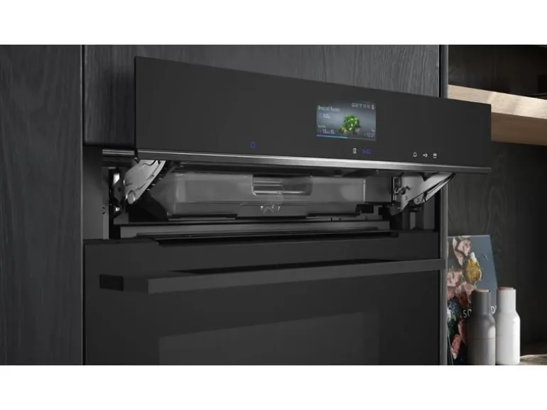Siemens Einbaudampfbackofen iQ700 HS736G3B1C Schwarz A+