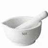Silit Mörser mit Stössel 10 cm, Porzellan