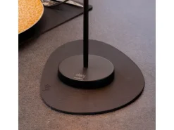 Silwy Tischleuchte Magnet-Leuchte Monaco Schwarz inkl. Platzset