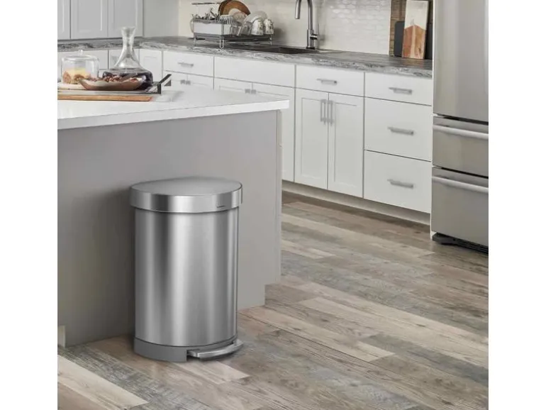 Simplehuman Treteimer CW2029 60 Liter, Silber